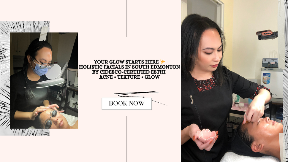 Edmonton facial specialist in Millwoods giving custom treatment